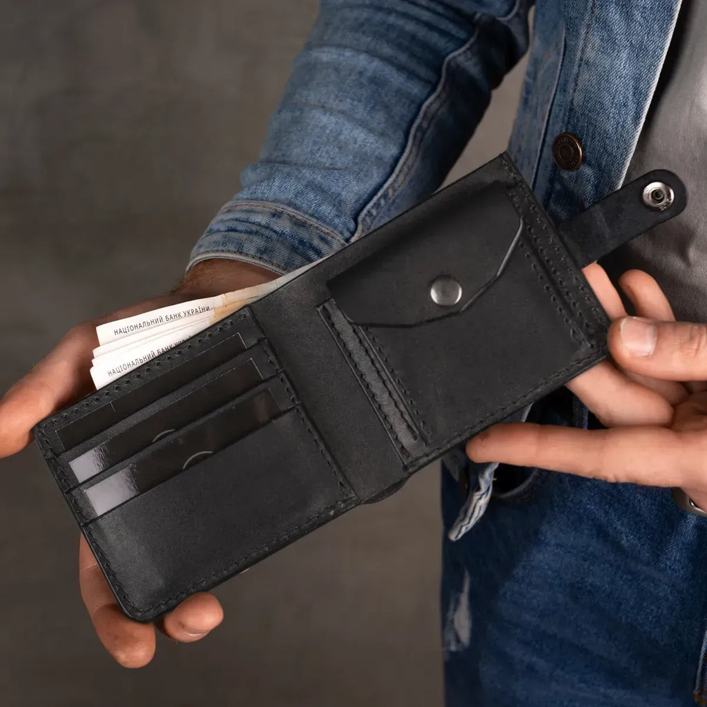 Portefeuille en cuir