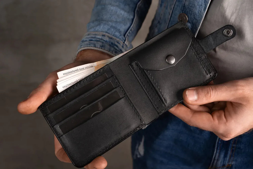 Portefeuille en cuir