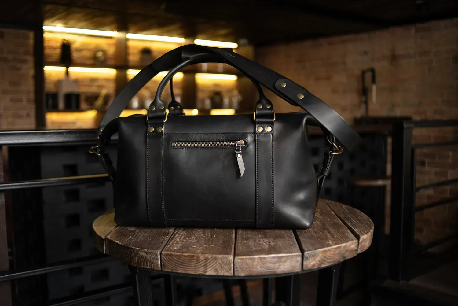 Sac de voyage en cuir